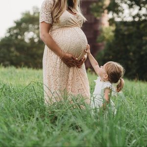 Lace Maternity Gown